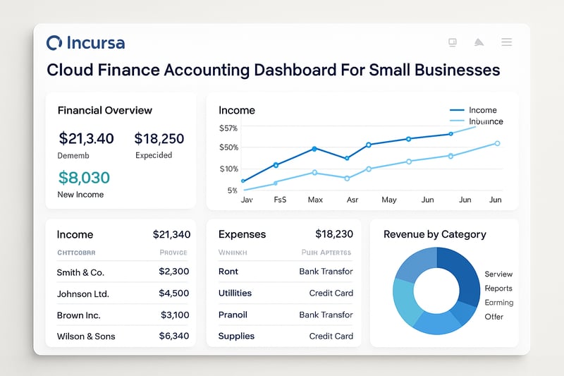 Incursa cloud finance accounting dashboard for small businesses Incursa cloud finance accounting dashboard for small businesses